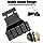 Bontok Picatinny Offset Rail Mounts, 45 Degree Picatinny Weaver Offset Aluminum Rail Low Profile Mount for lashlight Laser Sights Optics
