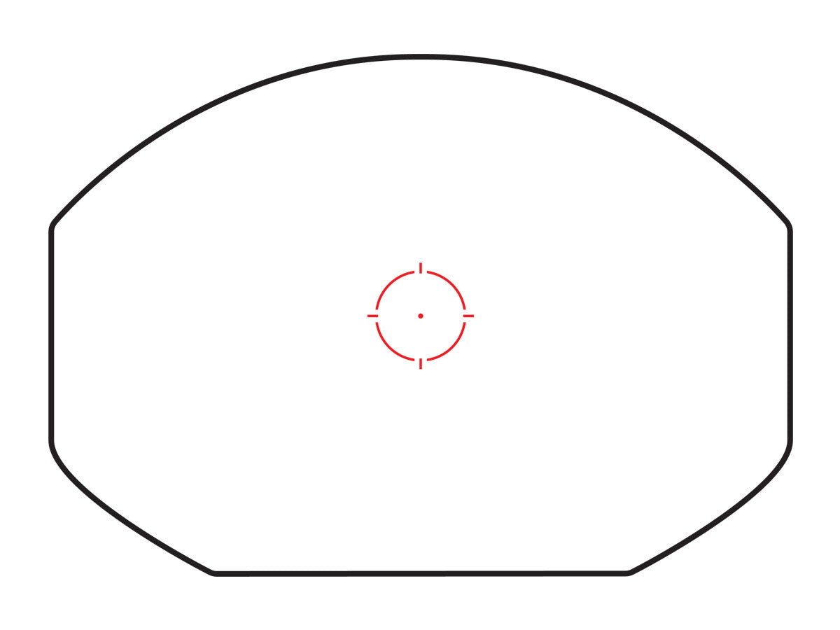 Hawke Wide View Reflex Sight, Circle Dot, Weaver Mount