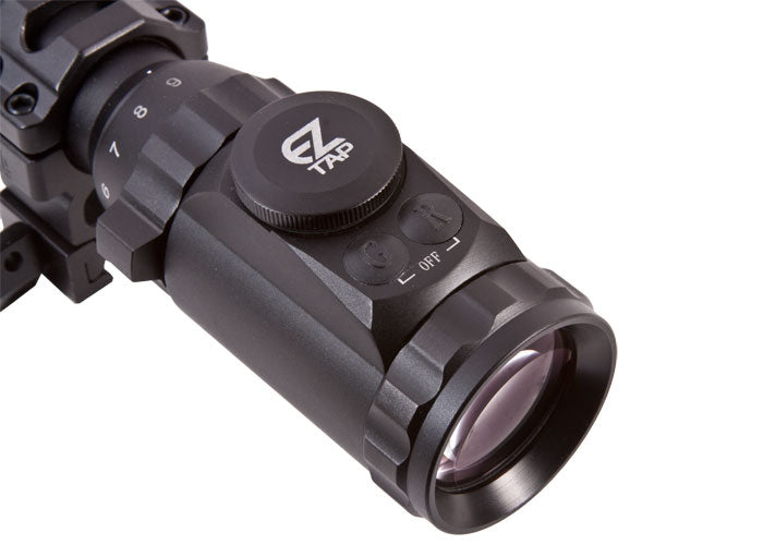 Leapers UTG 3-9x40 AO True Hunter Rifle Scope, EZ-TAP, Illuminated Mil-Dot Reticle, 1/4 MOA, 1" Tube, See-Thru Weaver Rings