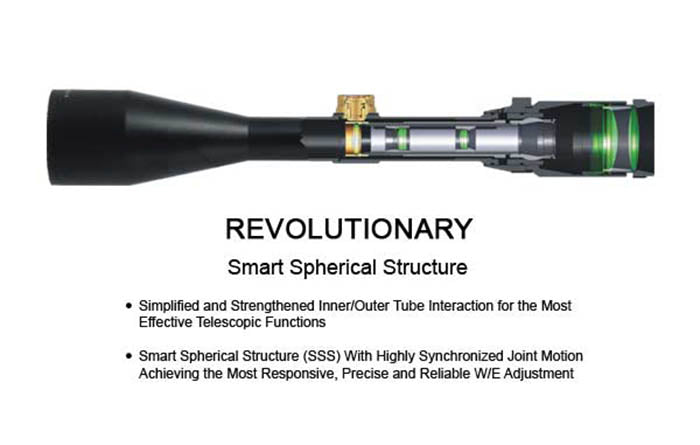 Leapers 3-12X44 AO SWAT Compact Accushot Rifle Scope, EZ-TAP, Illuminated Mil-Dot Reticle, 1/4 MOA, 30mm Tube, See-Thru Weaver Rings