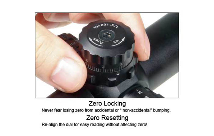 Leapers 3-12X44 AO SWAT Compact Accushot Rifle Scope, EZ-TAP, Illuminated Mil-Dot Reticle, 1/4 MOA, 30mm Tube, See-Thru Weaver Rings