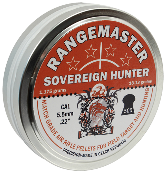 Rangemaster Soverign Hunter .22 18.13gr (250ct)