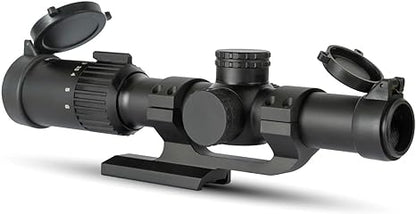 Monstrum Banshee 1-6x24 LPVO Rifle Scope with Offset Scope Mount MX1 reticle