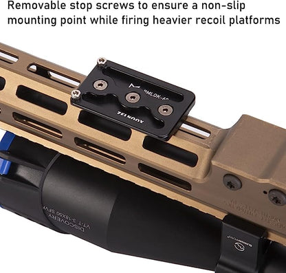 Mlok Arca Swiss Tripod Mount Plate, Mlok to Arca(ARCA-Swiss)/RRS(Really Right Stuff) Dovetail Rail Adapter, Mlok Convert to ARCA/RRS Quick Release Plate Rail,Mlok Hunting Tripod Mount Adapter