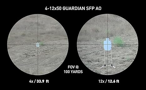 Monstrum Guardian Series AO Rifle Scope with Parallax Adjustment