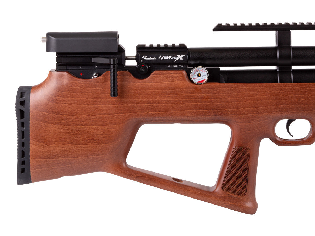 Air Venturi Avenge-X Bullpup PCP Air Rifle, Wood Stock