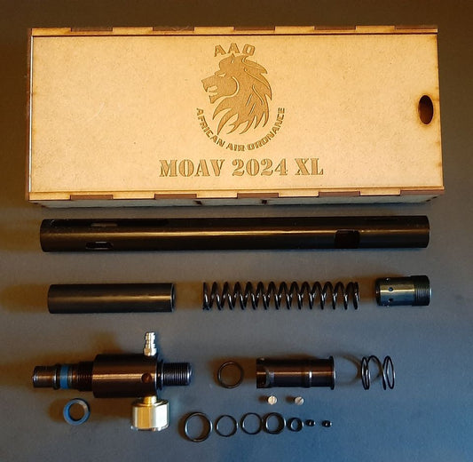 New AAO Texan 457/50 cal MOAV 2024 XL 4500psi Super Valve Boxed Upgrade Kit coming soon, its in the works!
