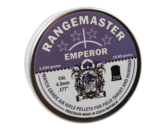 Rangemaster .177 Emperor Pellets 15.89gr (250)ct