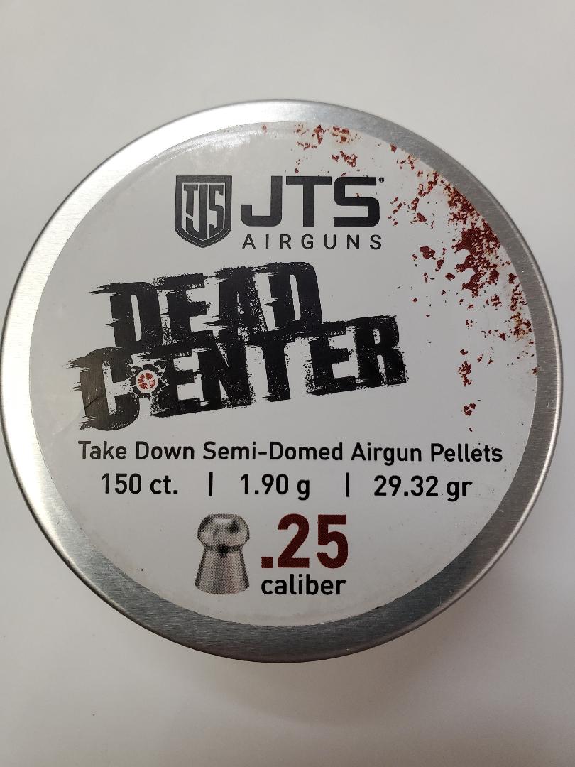 JTS Dead Center Precision .25 cal 29.32g 150ct